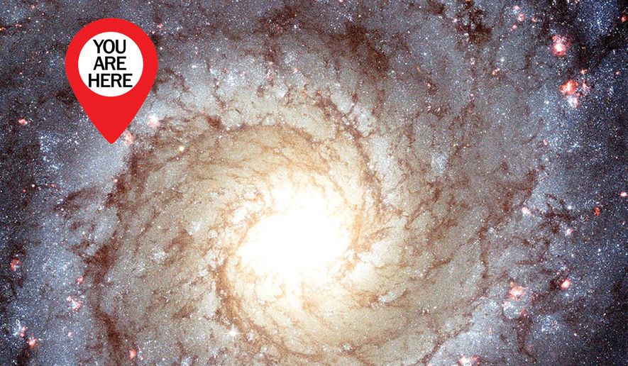 UFO's and the existence of alien life in the galaxy illustration by Alexander Hunter/The Washington Times