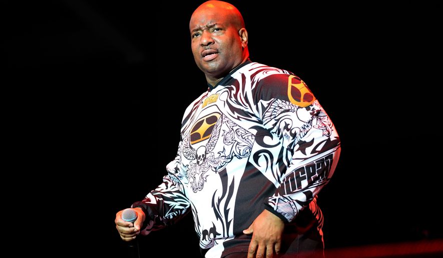 Young MC performs during the "I Love The 90's" tour on Aug. 7, 2022, at RiverEdge Park in Aurora, Ill. (Photo by Rob Grabowski/Invision/AP) **FILE**