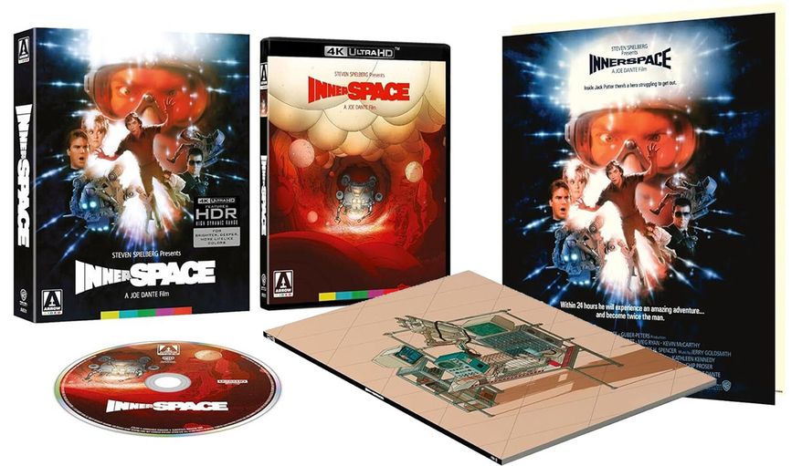 "Innerspace: Limited Edition," now available in the 4K disc format from Arrow Video.