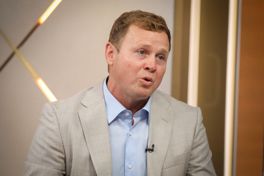 Spencer Pratt appears on "Fox & Friends" at Fox News headquarters on Thursday, May 28, 2026, in New York. (Photo by Andy Kropa/Invision/AP)