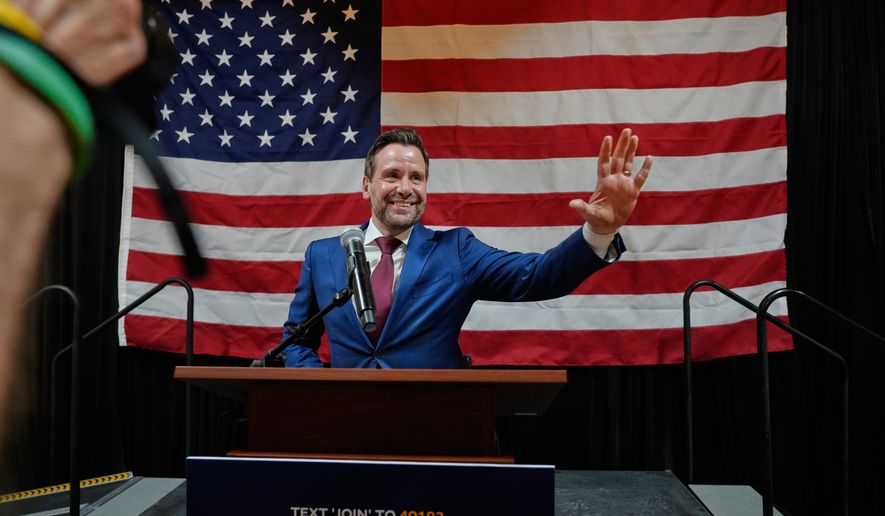 Iowa state Rep. Josh Turek speaks during a primary election night watch party after winning the Democratic nomination for U.S. Senate, Tuesday, June 2, 2026, in Des Moines, Iowa. (AP Photo/Bryon Houlgrave)