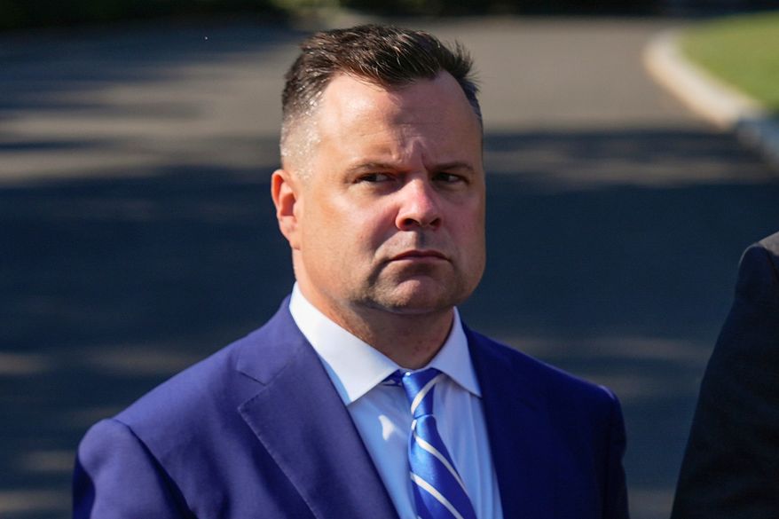 Director of the Federal Housing Finance Agency Bill Pulte, speaks to reporters at the White House, July 24, 2025, in Washington. (AP Photo/Julia Demaree Nikhinson, File)