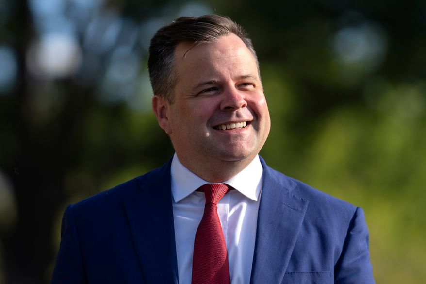 Director of the Federal Housing Finance Agency Bill Pulte walks outside the White House, Sept. 2, 2025, in Washington. (AP Photo/Mark Schiefelbein, File)