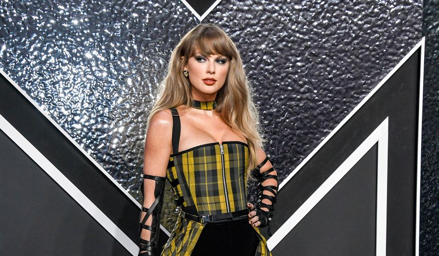 Taylor Swift appears at the MTV Video Music Awards in Elmont, N.Y., on Sept. 11, 2024. (Photo by Evan Agostini/Invision/AP, File)