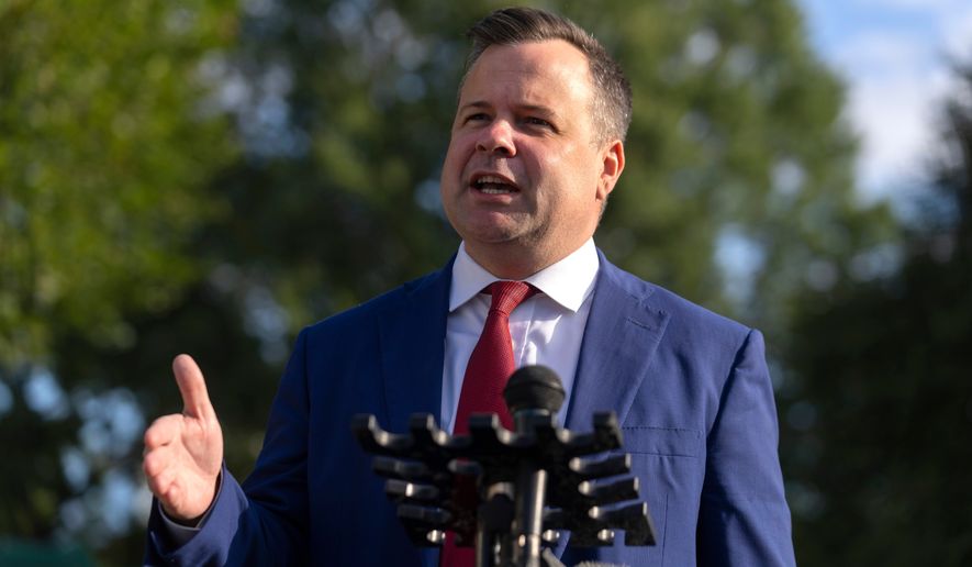 Director of the Federal Housing Finance Agency Bill Pulte speaks with reporters at the White House, Sept. 2, 2025, in Washington. (AP Photo/Mark Schiefelbein, File)