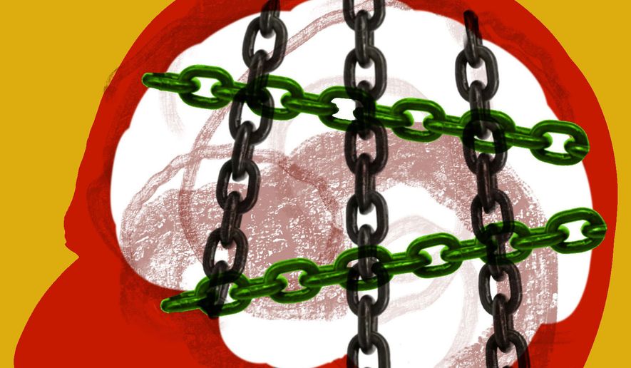 Reasoning with dictatorships and totalitarian regimes illustration by Linas Garsys / The Washington Times
