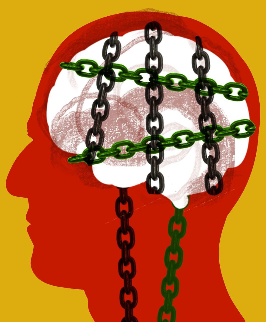Reasoning with dictatorships and totalitarian regimes illustration by Linas Garsys / The Washington Times