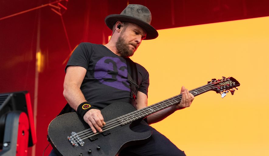 FILE - Jeff Ament of Pearl Jam performs during BottleRock Napa Valley on May 25, 2024, in Napa, Calif. (Photo by Amy Harris/Invision/AP, File)