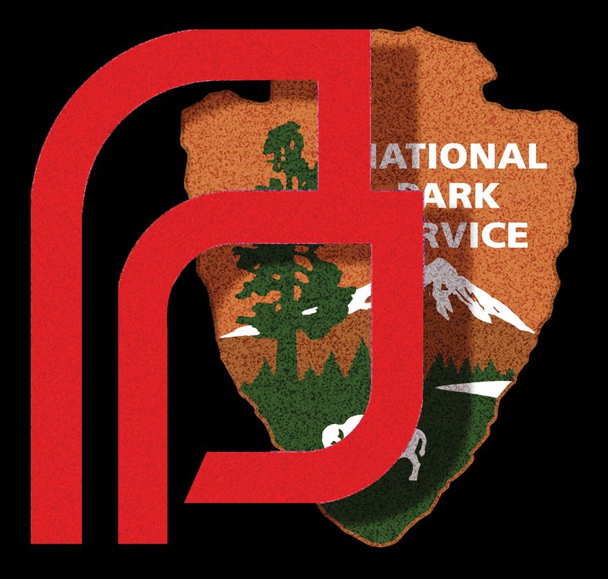 Planned Parenthood and the National Park Service illustration by Alexander Hunter/The Washington Times