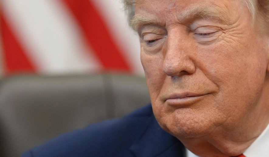 President Donald Trump is pictured during an event where he signs a proclamation about the fishing industry, in the Oval Office of the White House, Thursday, June 11, 2026, in Washington. (AP Photo/Jacquelyn Martin)