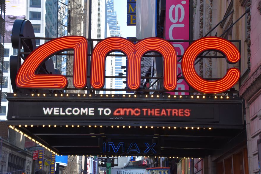 AMC Theaters entrance in New York. File photo credit: Arash Malik via Shutterstock.
