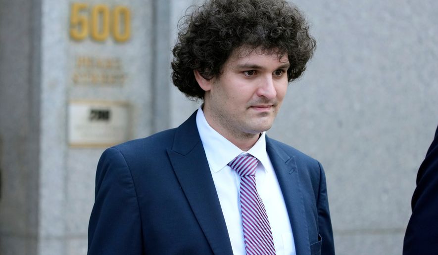 FILE - FTX founder Sam Bankman-Fried leaves Federal court on July 26, 2023, in New York. (AP Photo/Mary Altaffer, File)