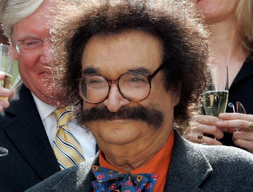In this May 31, 2006 file photo, film critic Gene Shalit is seen during a toast with "Today" show cast and crew at the end of Katie Couric's final show, in New York. (AP Photo/Richard Drew, File)