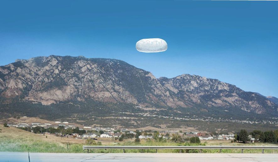 According to the Department of Defense, this image is an artistic interpretation of a 2022 incident potentially involving unidentified anomalous phenomena (UAP) reported near Colorado Springs, Colorado. This image is derived from the first-hand narrative description contained in “FBI-UAP-D002, FD-1057, Unresolved UAP Report, Colorado Springs, 2022.” (Image from Department of Defense's website: https://www.war.gov/ufo/#FBI-UAP-D011-D-FBI-Correspondence-Referral-1949)