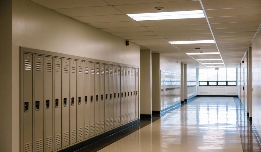 Empty school hallway. File photo credit: Snide12 via Shutterstock.