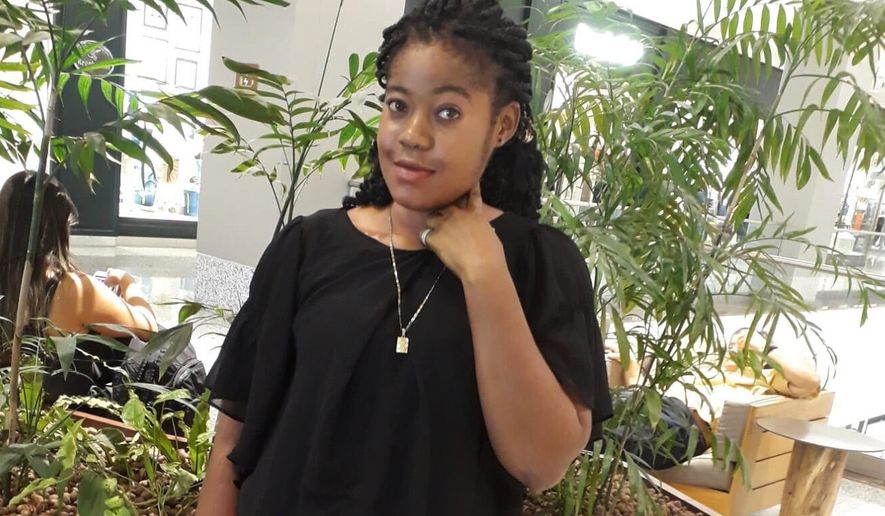 This photo provided by the Michel Family shows Daphy Michel, an asylum seeker from Haiti who died March 2, 2026 in Pittsburgh, in the wake of her release from federal custody. (Michel Family via AP)