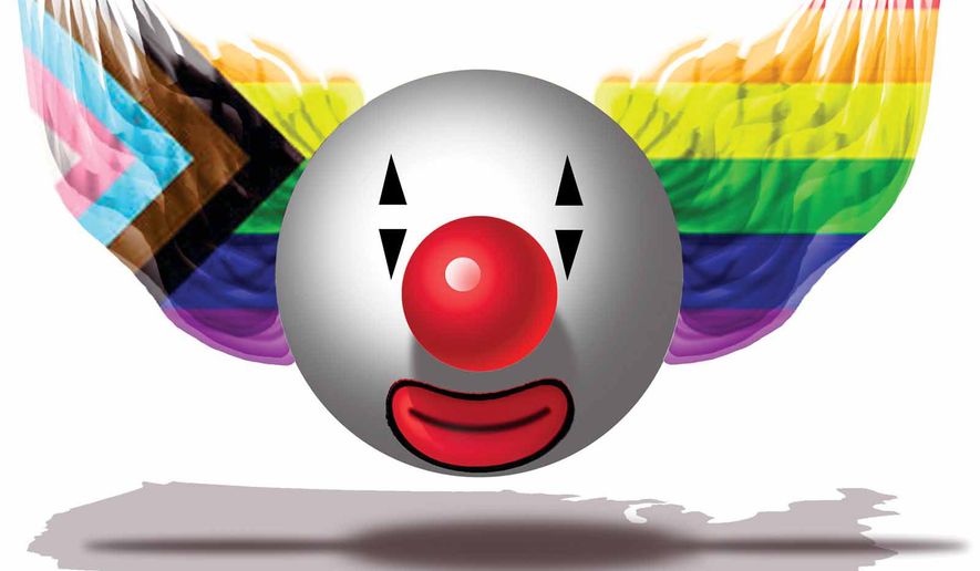 LGBTQ Pride month in the United States of America illustration by Alexander Hunter/The Washington Times