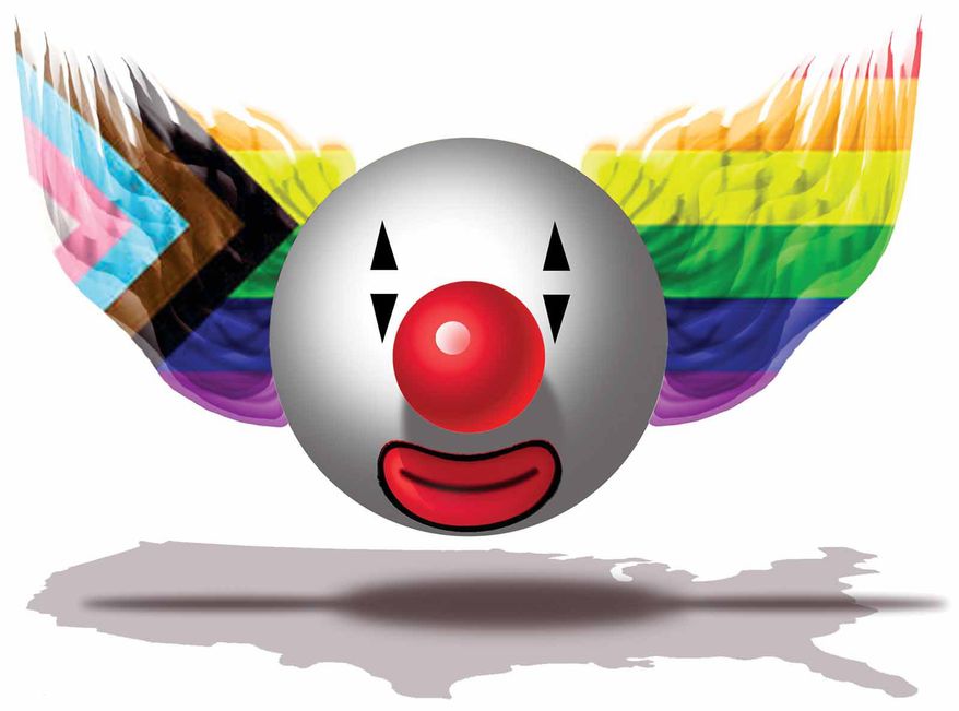 LGBTQ Pride month in the United States of America illustration by Alexander Hunter/The Washington Times