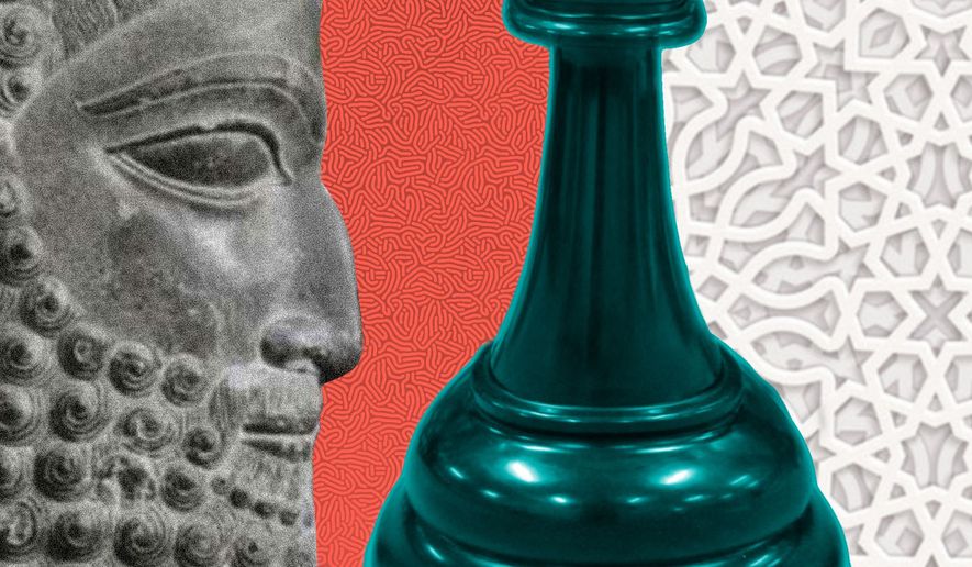 Iran negotiating like Persia illustration by Linas Garsys / The Washington Times