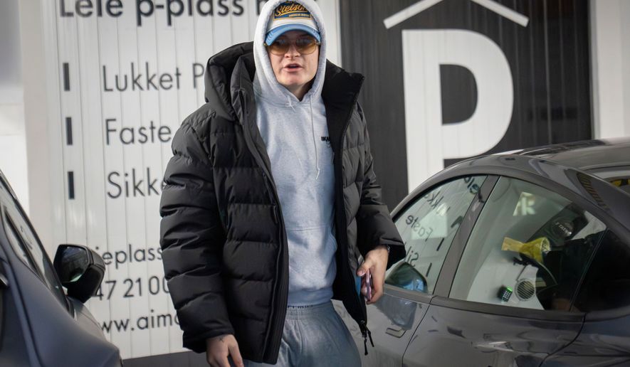 Norway's Marius Borg Hoiby on his way to a meeting with his lawyer in Oslo, Norway, Monday, Jan. 19, 2026. (Heiko Junge/NTB Scanpix via AP)