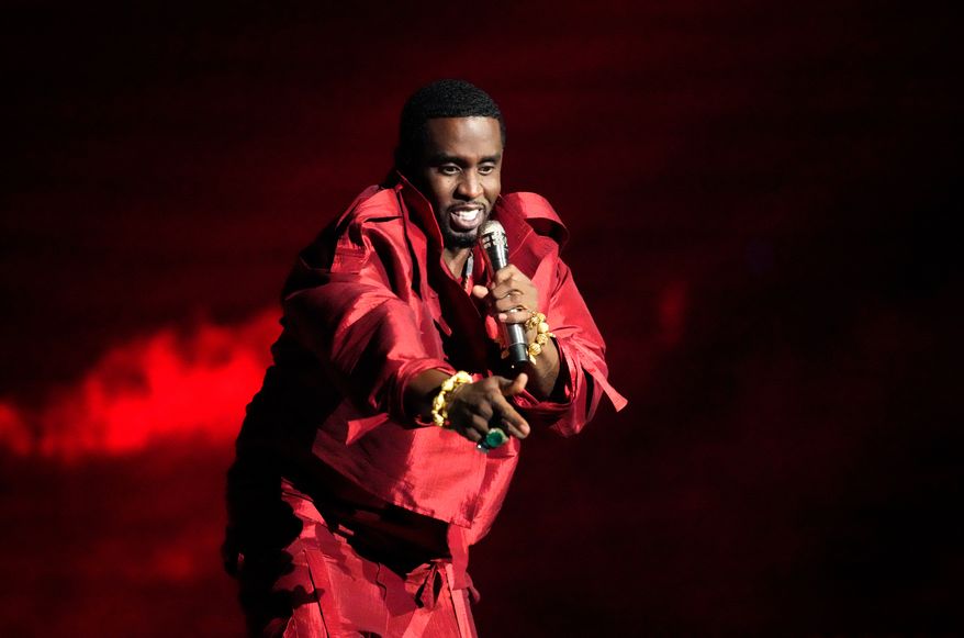 Sean "Diddy" Combs performs during the MTV Video Music Awards, Sept. 12, 2023, in Newark, N.J. (Photo by Charles Sykes/Invision/AP, File)