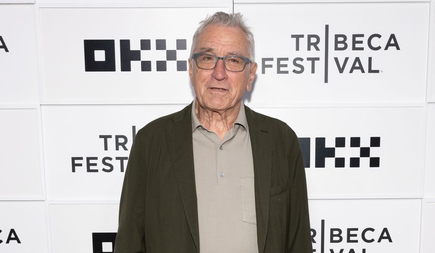 Robert De Niro attends the "Taxi Driver" screening at BMCC Tribeca Performing Arts Center during the Tribeca Festival on Friday, June 5, 2026, in New York. (Photo by CJ Rivera/Invision/AP)