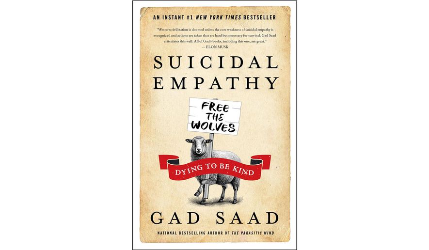 "Suicidal Empathy: Dying to Be Kind" (book cover)