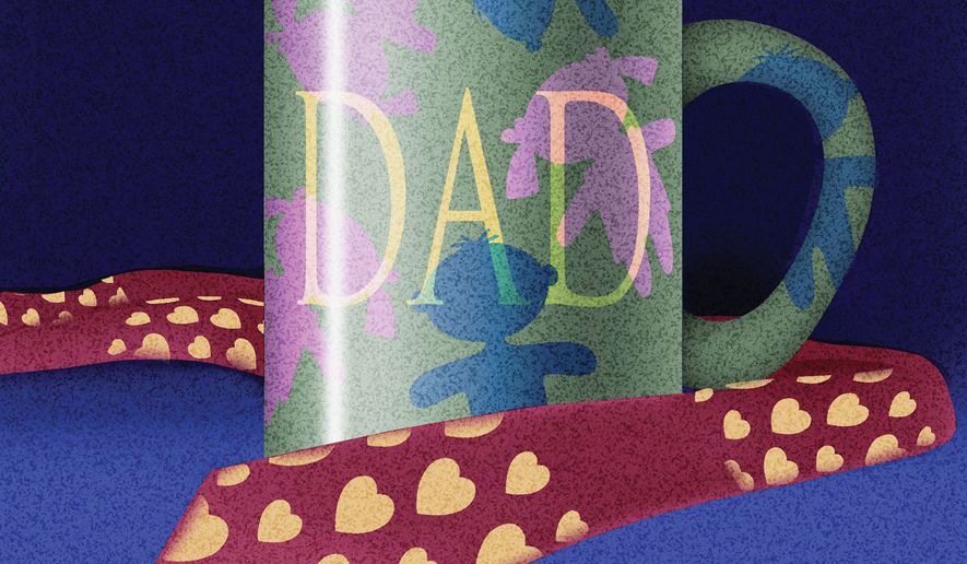 Father's Day and raising families with religion illustration by Alexander Hunter/The Washington Times