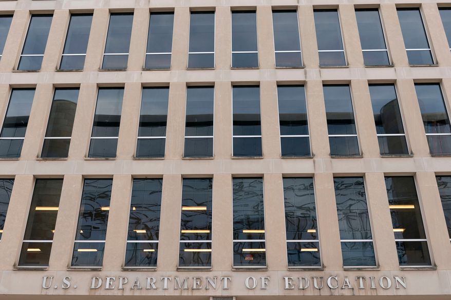 The U.S. Department of Education building is seen in Washington, Nov. 18, 2024. (AP Photo/Jose Luis Magana, File)