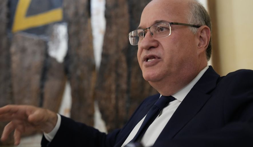 The President of the Inter-American Development Bank Ilan Goldfajn speaks to the Associated Press during an interview in Rome, Thursday, June 18, 2026. (AP Photo/Domenico Stinellis)