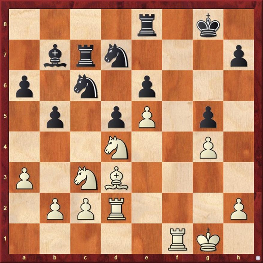Yoo - Ghaem Maghami after 24...fxe6.