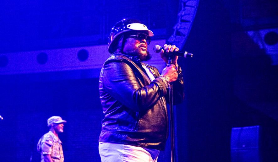 Victor Willis of the Village People performs during the Festival d'ete de Quebec on Thursday, July 11, 2019, in Quebec City, Canada. (Photo by Amy Harris/Invision/AP) ** FILE **