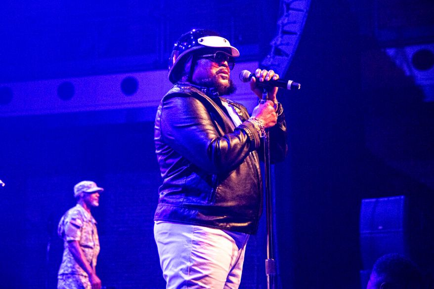 Victor Willis of the Village People performs during the Festival d'ete de Quebec on Thursday, July 11, 2019, in Quebec City, Canada. (Photo by Amy Harris/Invision/AP) ** FILE **