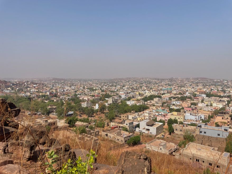 An ariel view of Bamako, Mali, April 25, 2026. (AP Photo)