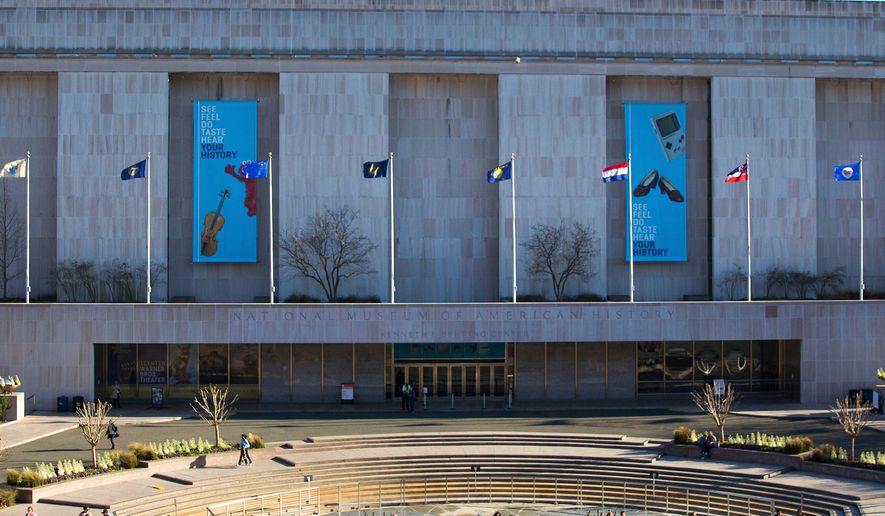 The Smithsonian Museum of American History is pictured on the National Mall in Washington, April 3, 2019. (AP Photo/Pablo Martinez Monsivais, File)