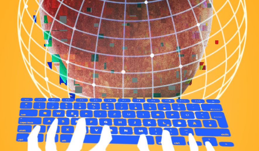 Internet access for schools illustration by Linas Garsys / The Washington Times