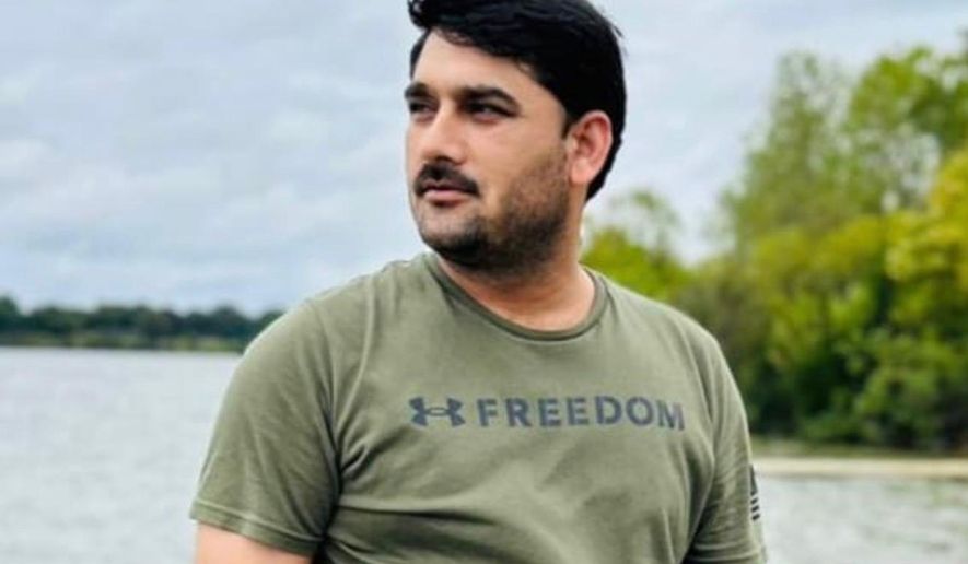 Afghan national Mohammad Nazeer Paktiawal, who died in the custody of Immigration and Customs Enforcement on March 14, is pictured in this undated family photo after resettling in Richardson, Texas. (Paktiawal family photo via AfghanEvac via AP)