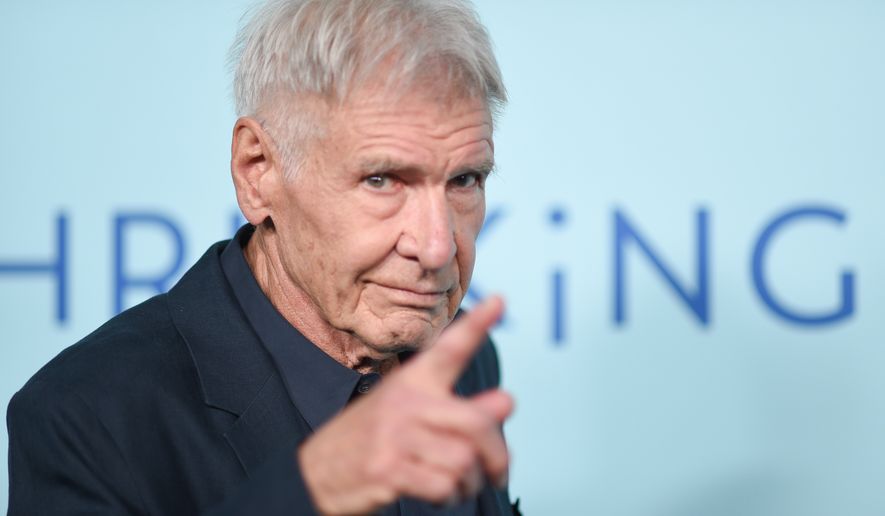 Harrison Ford arrives at an FYC event for "Shrinking" on Saturday, June 6, 2026, in West Hollywood, Calif. (Photo by Richard Shotwell/Invision/AP)