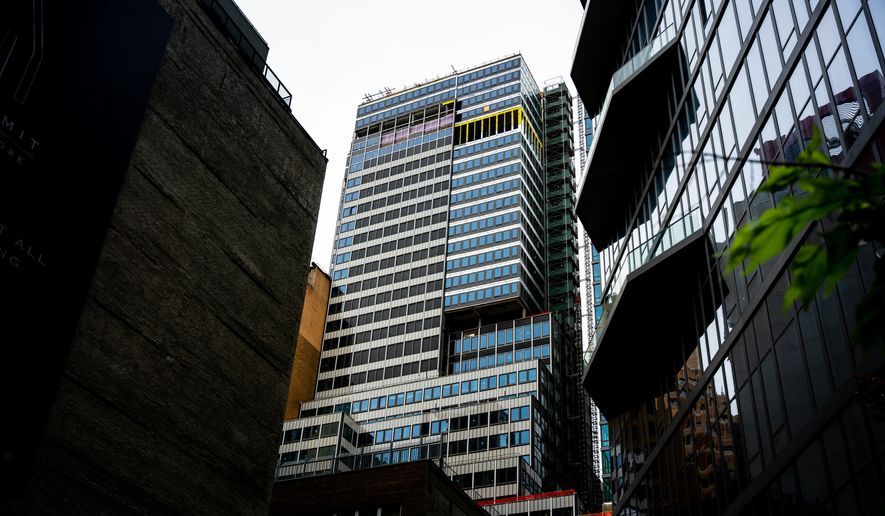 The building at 235 East 42nd St. is seen Tuesday, July 7, 2026, in New York. (AP Photo/Angelina Katsanis)