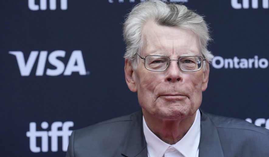 Stephen King attends the premiere of "The Life of Chuck" during the Toronto International Film Festival on Friday, Sept. 6, 2024, at Princess of Wales Theatre in Toronto. (AP Photo/Chris Pizzello)