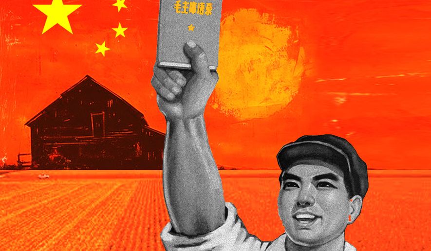 China's war on the United States of America's agriculture illustration by Linas Garsys / The Washington Times