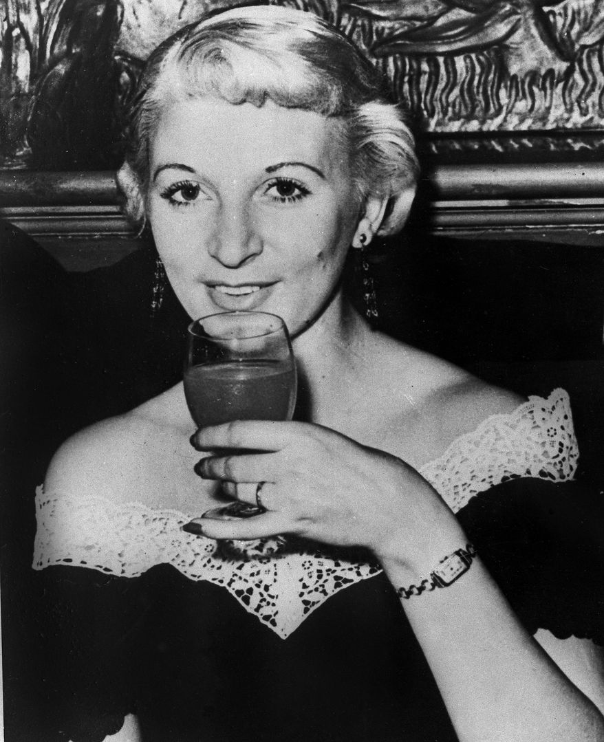 FILE - Platinum Blonde Model Ruth Ellis is shown in 1955 photo. (AP Photo, file)
