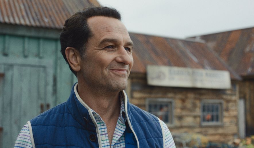 This image released by Apple TV+ shows Matthew Rhys in a scene from "Widow's Bay." (Apple TV+ via AP)