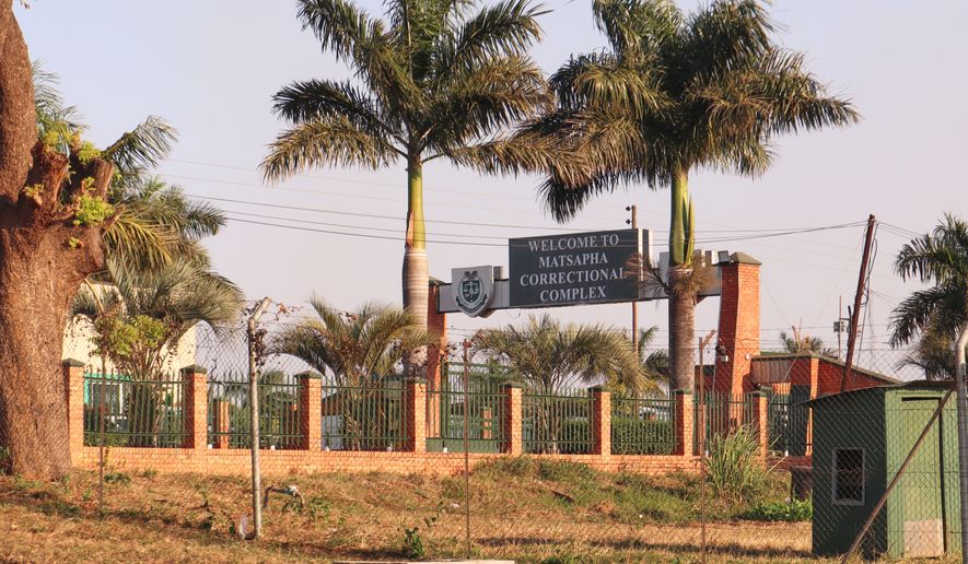 FILE - The Matsapha Correctional Complex in Matsapha, near Mbabane, Eswatini, July 17, 2025. (AP Photo, File)