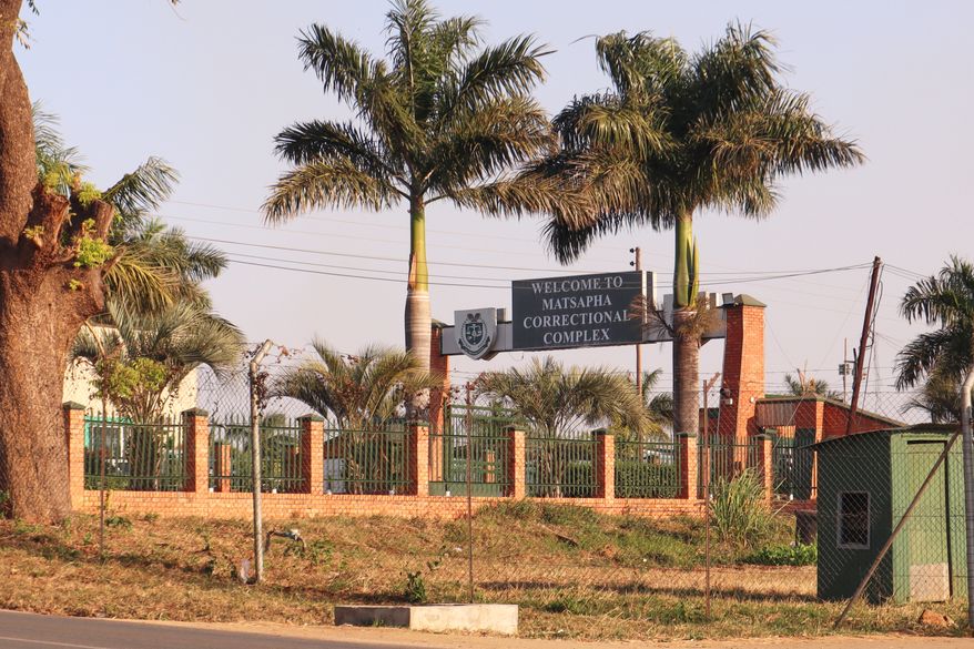 FILE - The Matsapha Correctional Complex in Matsapha, near Mbabane, Eswatini, July 17, 2025. (AP Photo, File)