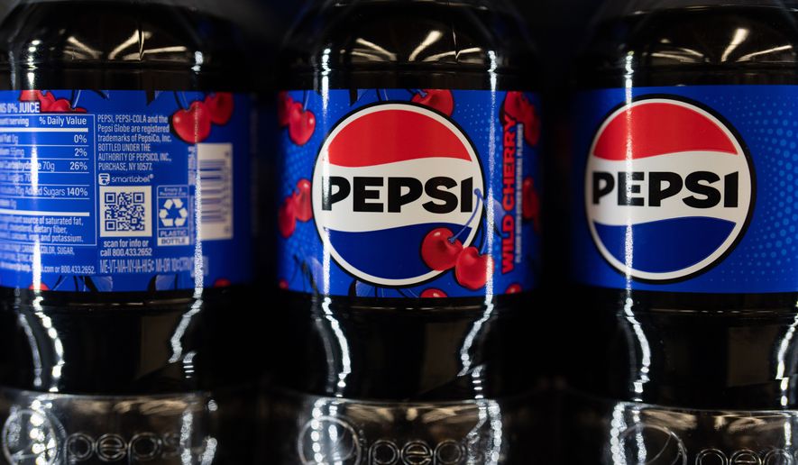 FILE - Bottles of Pepsi products are displayed for sale at Hawthorne Market on Jan. 6, 2026, in Portland, Ore. (AP Photo/Jenny Kane, File)