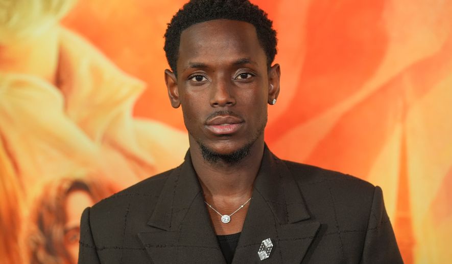 FILE - Micheal Ward arrives at the premiere of "Eddington", June 26, 2025, at the DGA Theater Complex in Los Angeles. (AP Photo/Chris Pizzello, File)