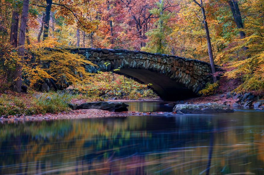 Boulder Bridge in Rock Creek National Park in Washington, D.C. File photo credit: photosounds via Shutterstock.