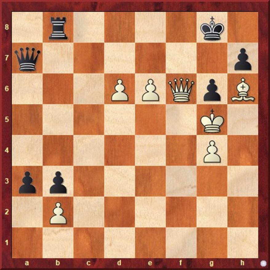 Korchnoi-Tal after 51...Qa7.