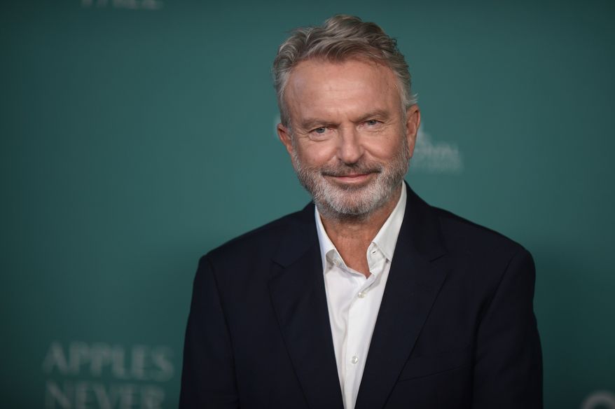 Sam Neill arrives at the premiere of "Apples Never Fall" on March 12, 2024, in Los Angeles. (Photo by Richard Shotwell/Invision/AP, File)